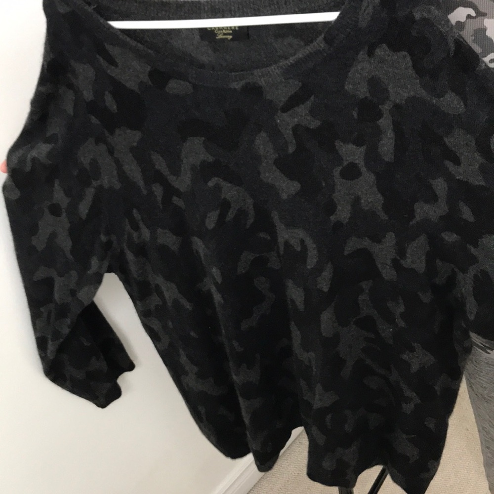 XXXL 100% CASHMERE IN CAMO SWEATER